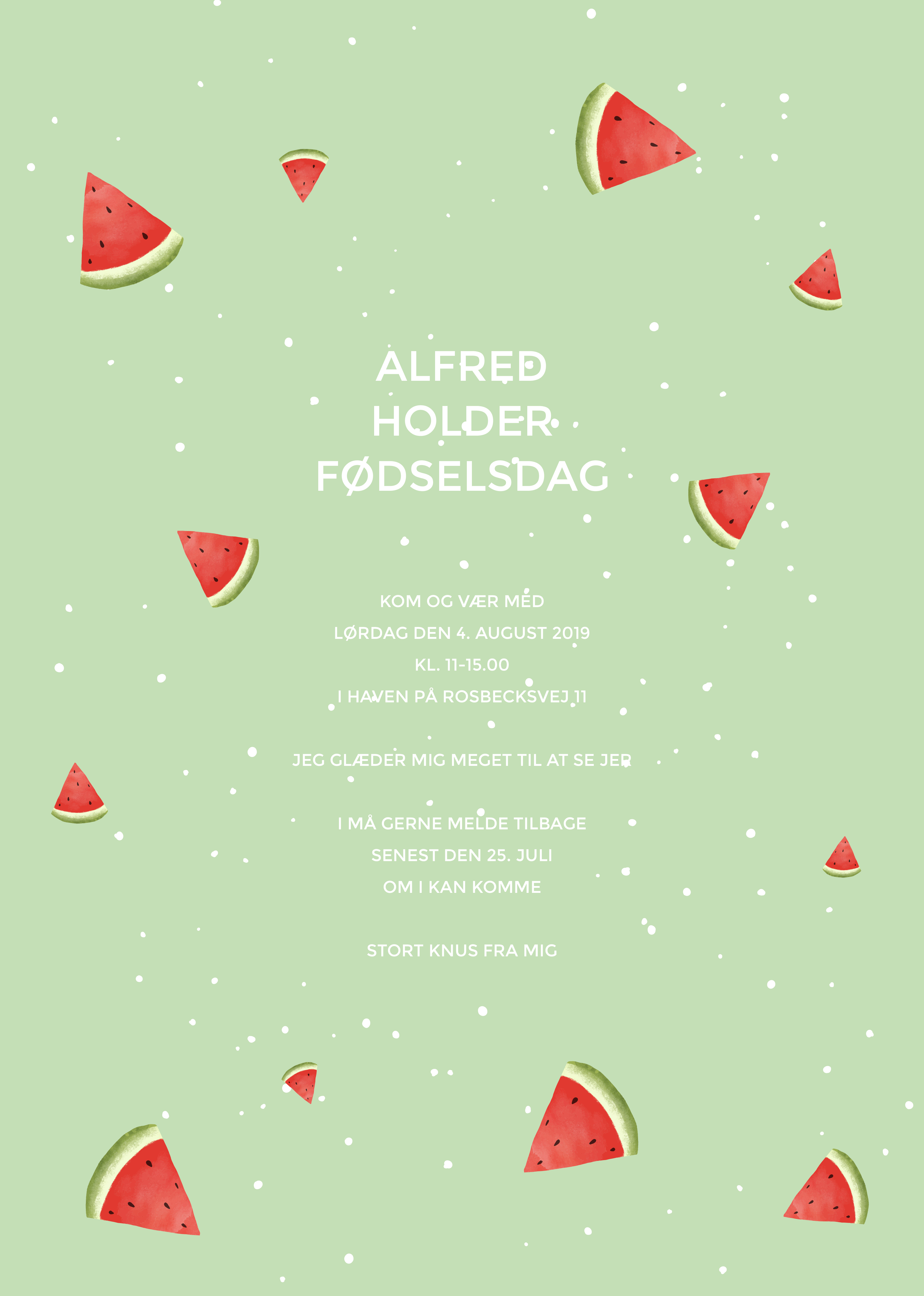 Børnefødselsdag - Alfred