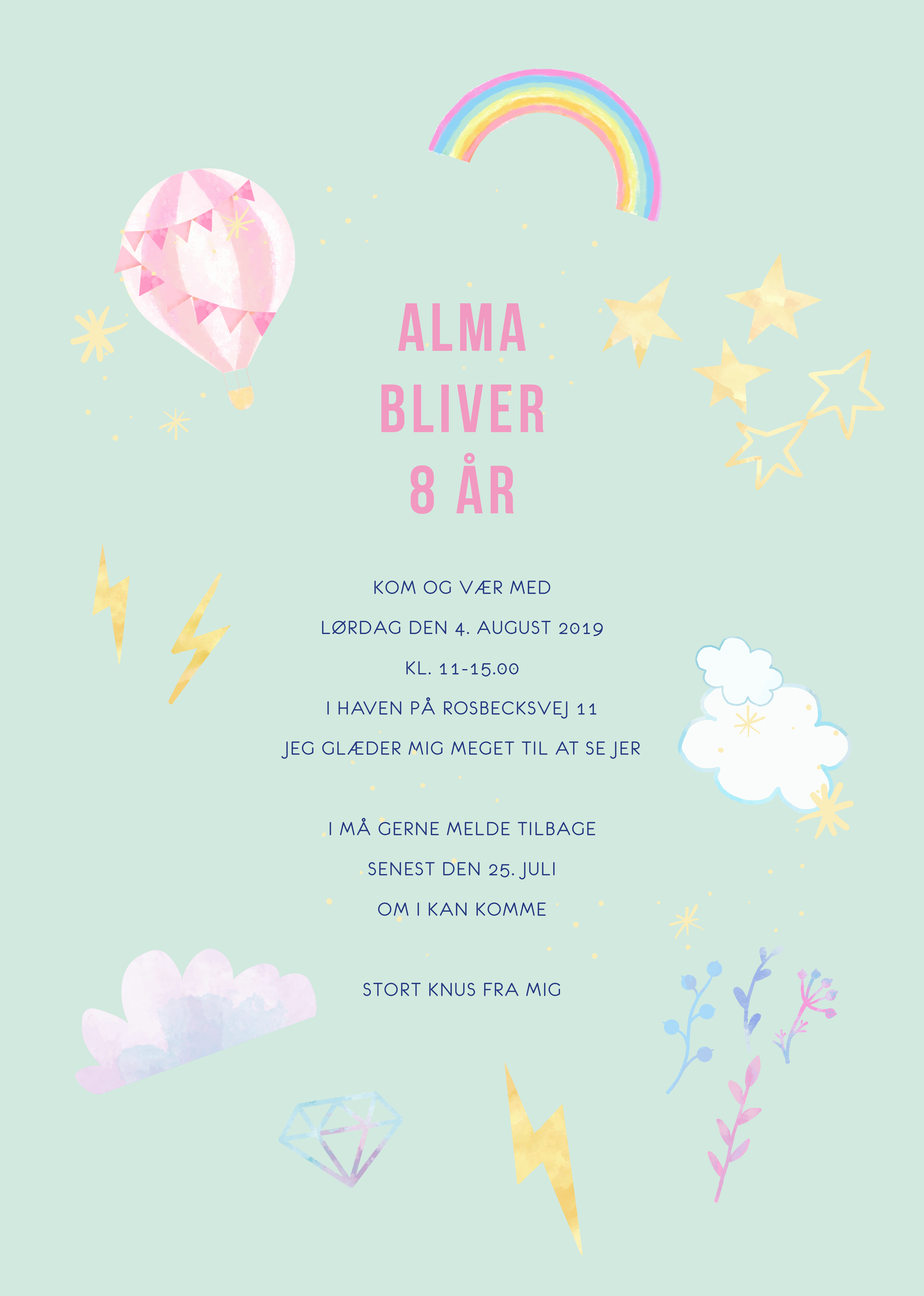 Invitationer - Alma
