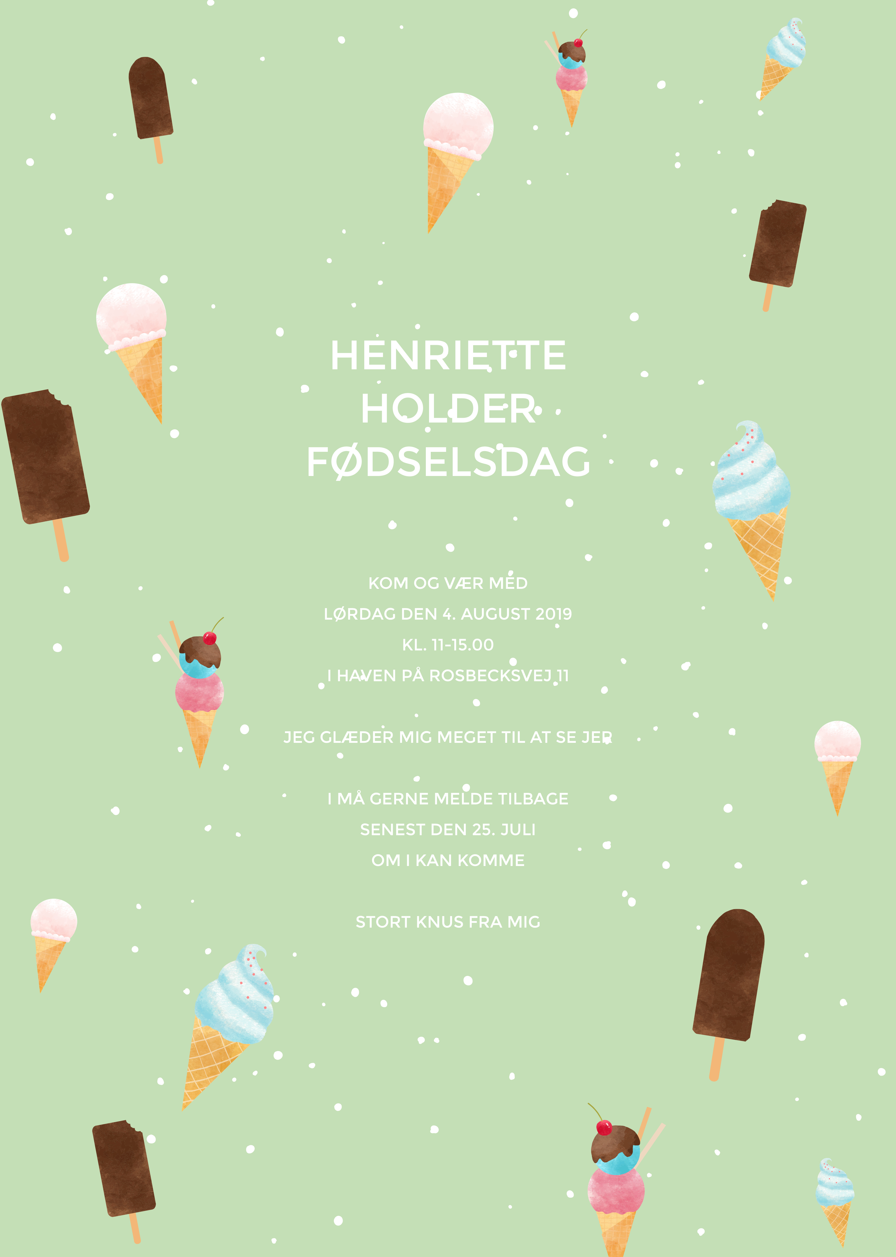 Børnefødselsdag - Henriette