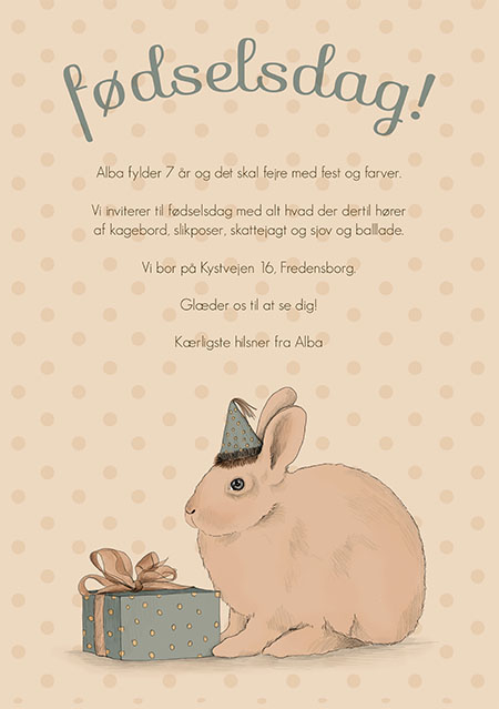 Invitationer - Kanin